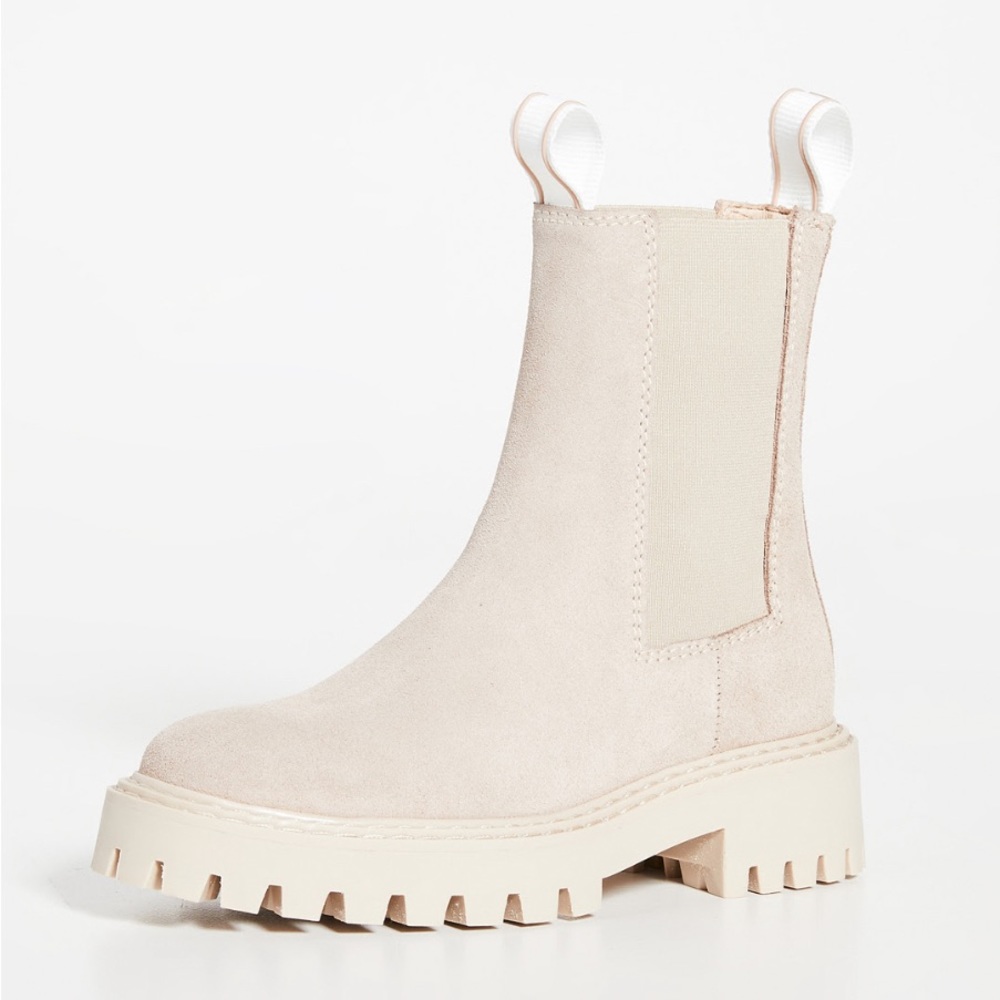 LAST daze Chelsea lug boots taupe size 37